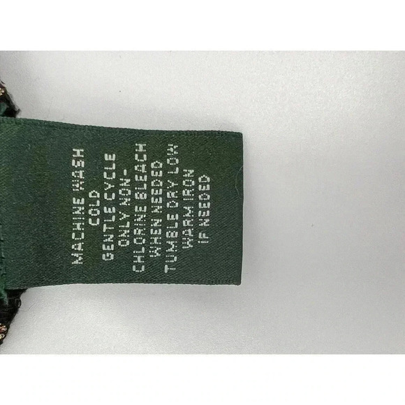 Lauren Ralph Lauren Short Sleeve Black Gold Stripe Top Size XLarge Excellent UC - Picture 6 of 6